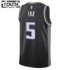 Canotte Bambino Sacramento Kings Deaaron Fox 5 Jordan 2022-23 Statement Edition Nero Swingman